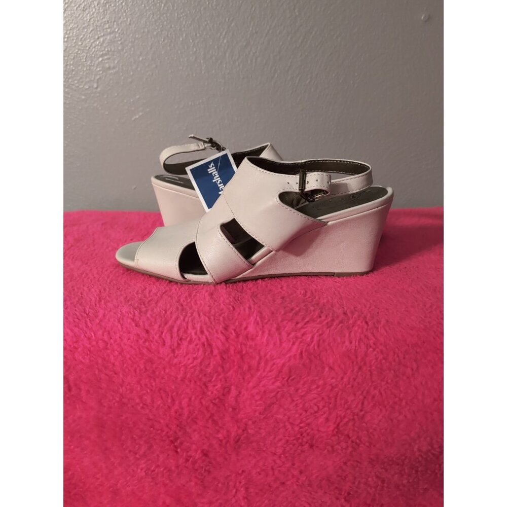 LifeStride Simply Comfort Faith Wedge Heel Strappy Sandals Womens Size 8